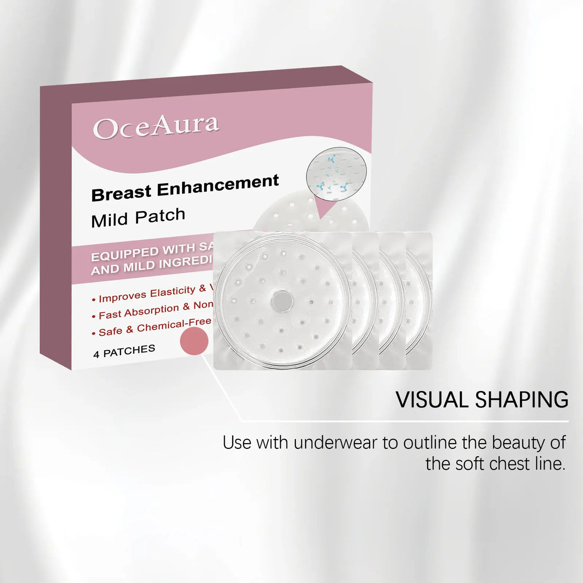 Breast Enlargement Patch Bust Size Up Firming Lifting Boobs Plumping Improve Loose Skin Tightness Women Chest Bigger Growth Care