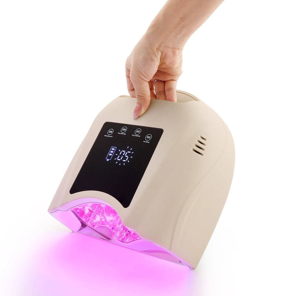 Rechargeable 98W Pro Cure LED Nail Lamp Dryer Portable Machine Nail Red Light UV LED Lamp Curing Gel