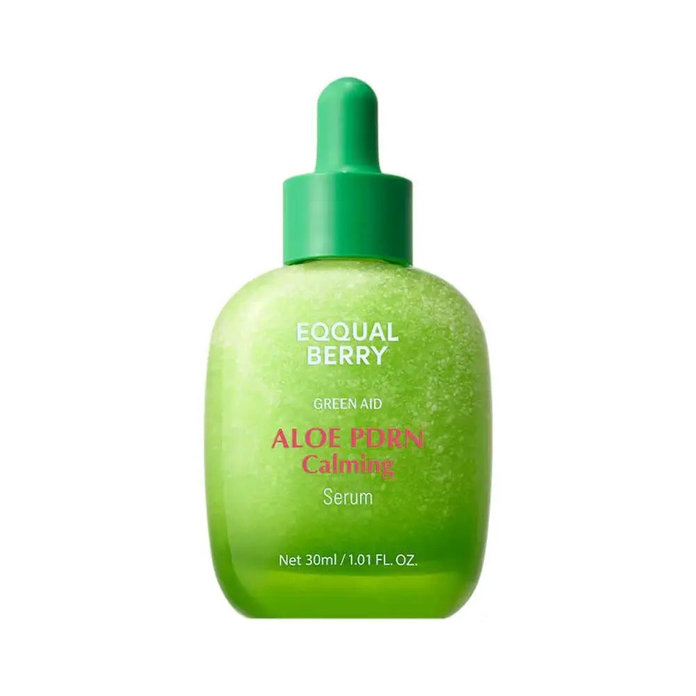 EQUALBERRY 30ml Aloe PDRN Calming Repair Ampoule Serum Soothing Essence For Effective Repair After Sun Exposure Korean Skin Care