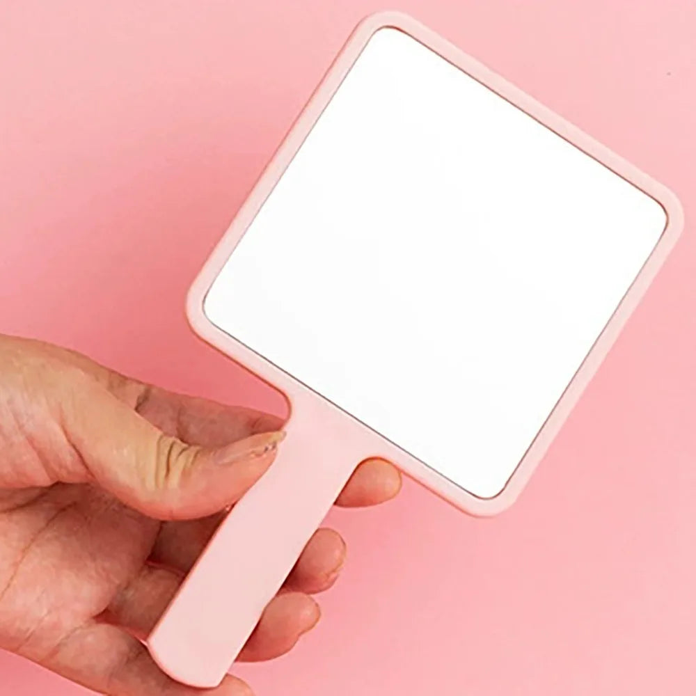 Customized Name Handheld Makeup Mirror Portable Vanity Mirror Personalized Compact Mirror Beauty Tools Engraved for Travel Use