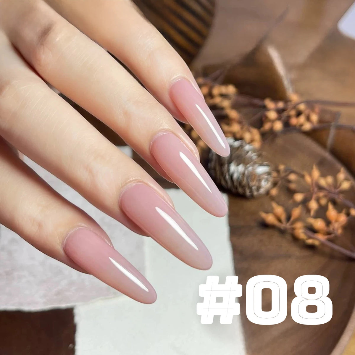MIANEL 12ML Candy Glass Gel Nail Polish Set Ice-Clear Dopamine Spring Nails Fantasy Nail Art 1-10 Pcs
