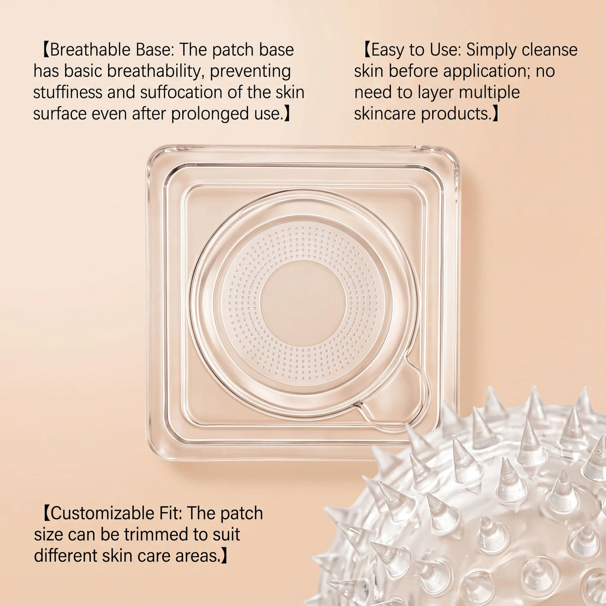 Body Care Patch Bust Hip Targeted Skin Hydrating Supply Improve Skin Smoothness Flexible Breathable Material Mild Adhesive