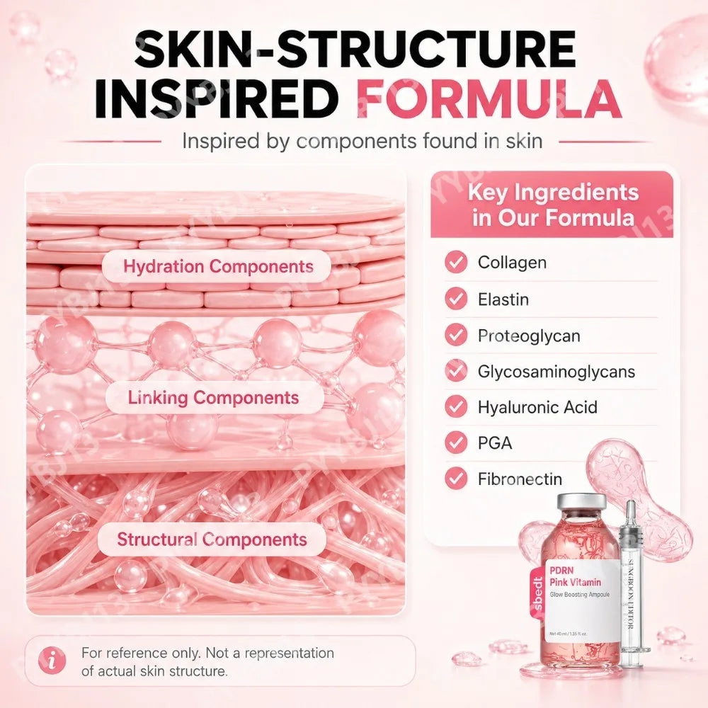 Glow Boost Ampoule Rejuvenating Face Serum for Radient Glass Skin Wrinkle and Fine Line Treatment Firming and Deep Hydration