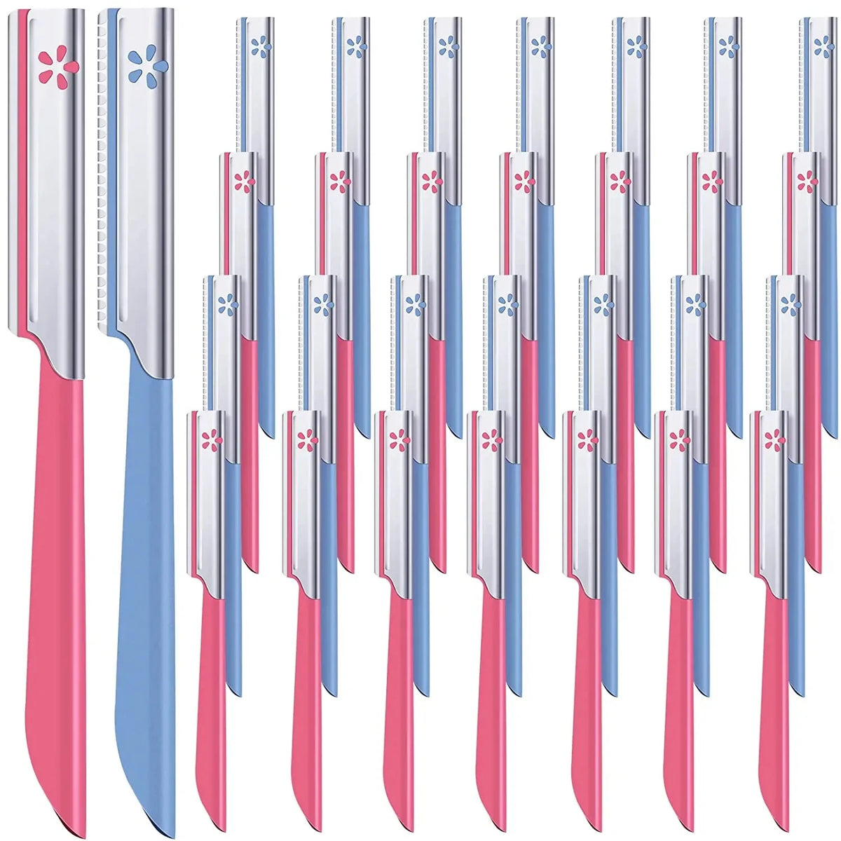 5pcs Eyebrow Scraper Razor Sets Women's Makeup Beauty Eyebrows Hair Removal Steel Blade Safety Facial Eyebrow Epilator Trimmer