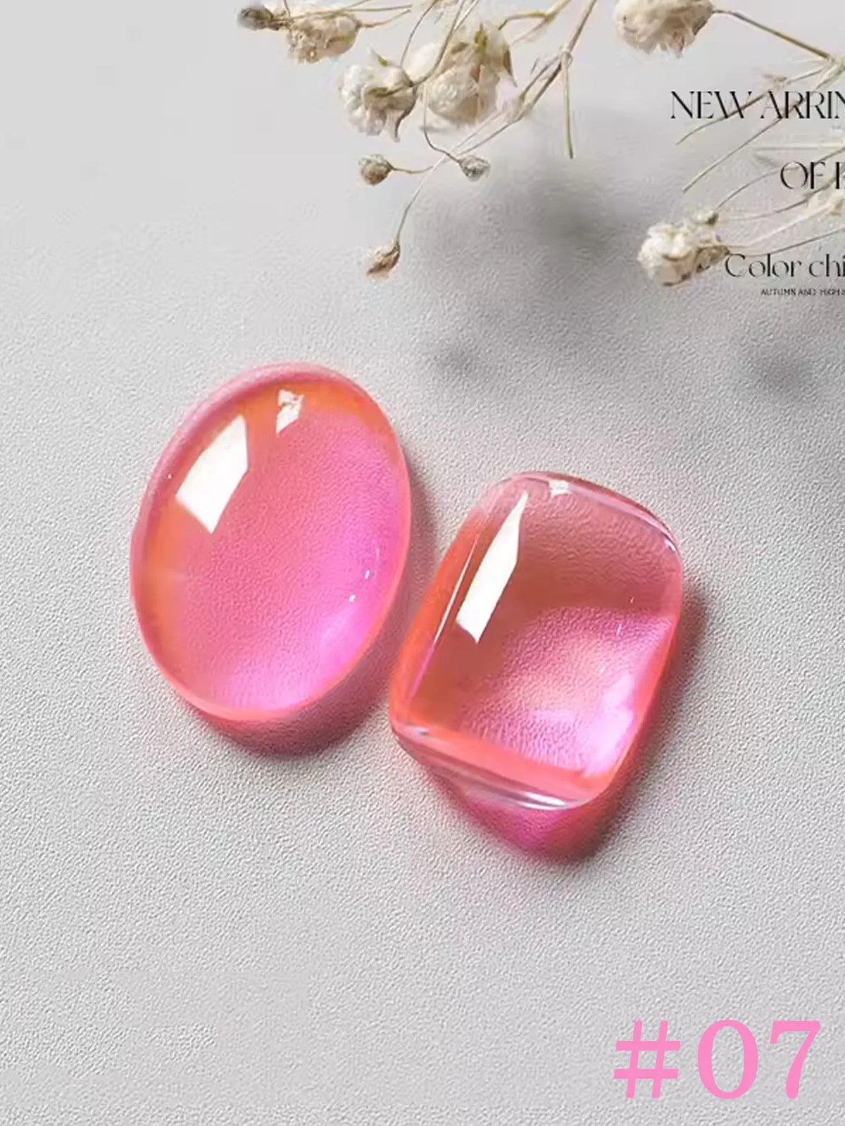 MIANEL 12ML Candy Glass Gel Nail Polish Set Ice-Clear Dopamine Spring Nails Fantasy Nail Art 1-10 Pcs