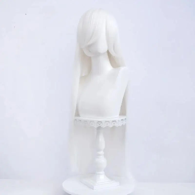 Long Straight Wig Multi Color Straight Hair Wig with Bangs Synthetic Wigs for Women Heat Resistant Hair Lolita Daily Cosplay Use
