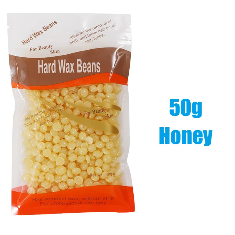 2026 Depilatory Wax Beans Hard Wax for Heating Machine Painless Hot Film Bikini Line Face Legs Body Hair Removal Treatment