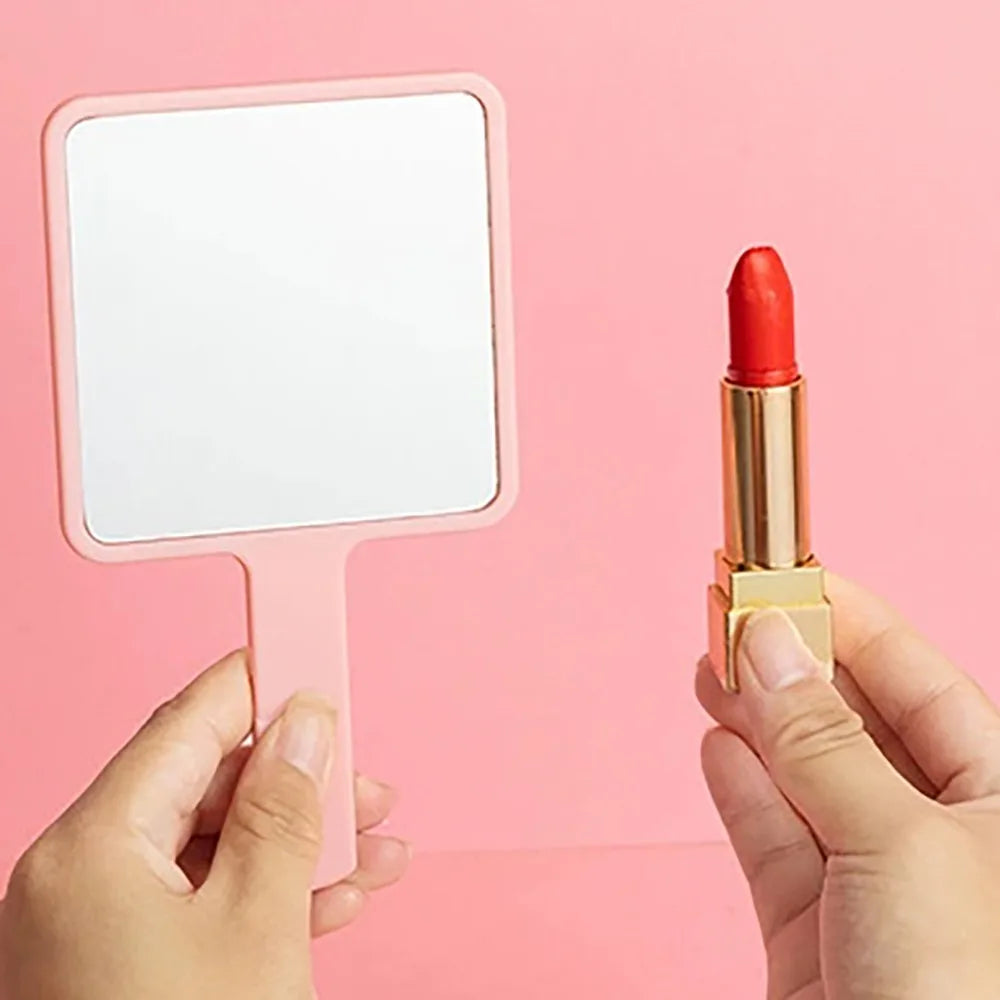 Customized Name Handheld Makeup Mirror Portable Vanity Mirror Personalized Compact Mirror Beauty Tools Engraved for Travel Use