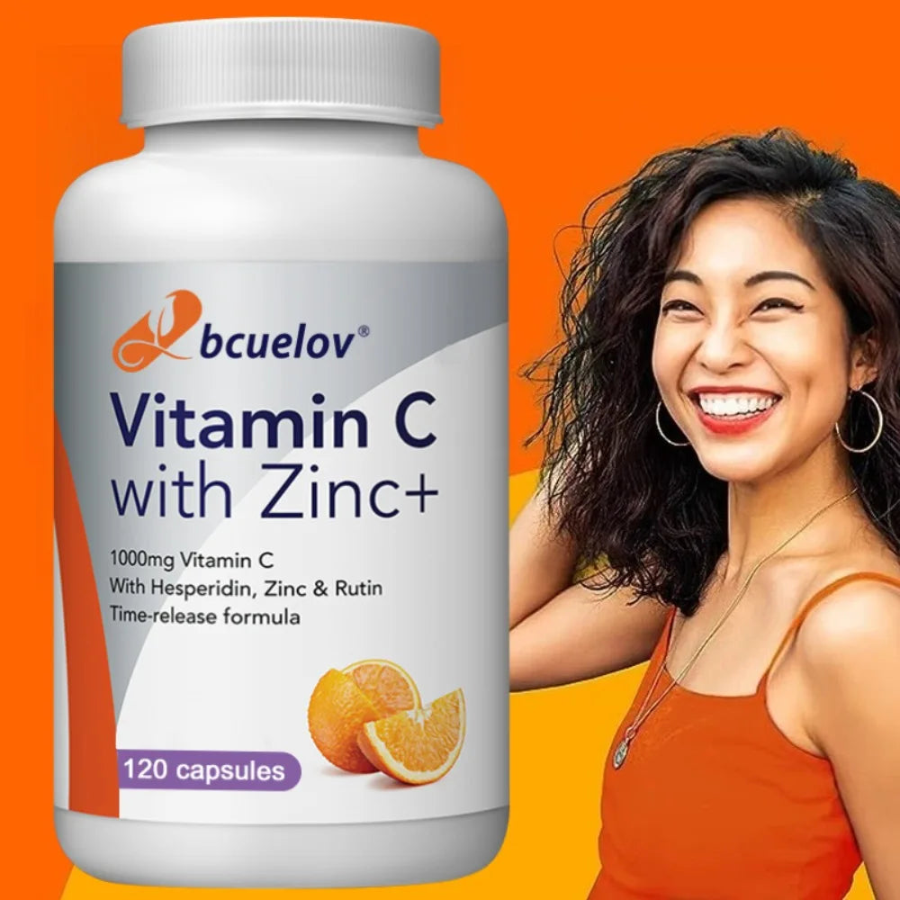 Vitamin C Capsules 1000mg - Antioxidant, Promotes Collagen Production,Support Liver Health,Boost Immunity