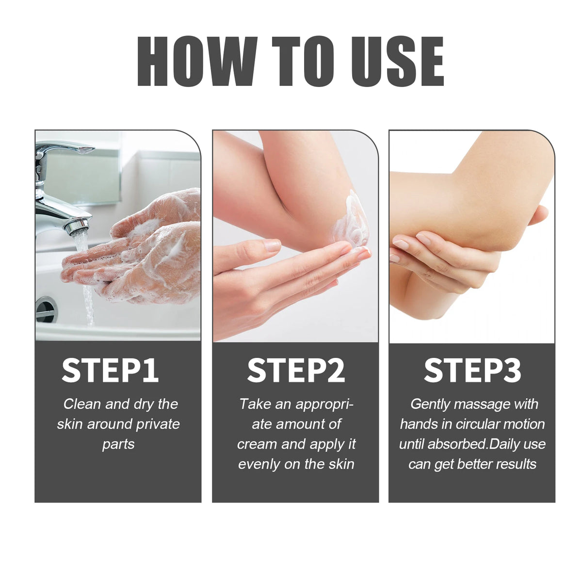 Body Snow Bleach Cream Nicotinamide Brighten Private Parts Underarm Bleaching Armpit Elbow Knees Joint Removal Dark Spot Melanin