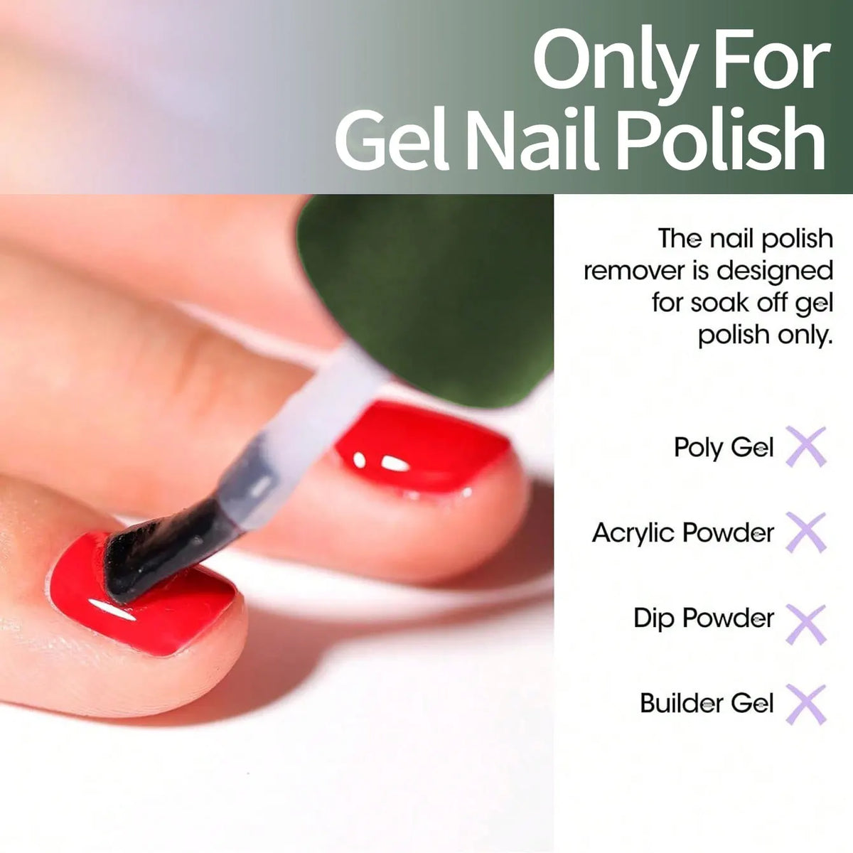 Ovanlee 2-Pack Magic Nail Gel Remover – 15ml X 2 Fast 2-5 Min Burst UV Polish Dissolver, No Foil Wraps, Low Odor & Gentle, Easy Peel-Off Gel Remover for DIY Manicure