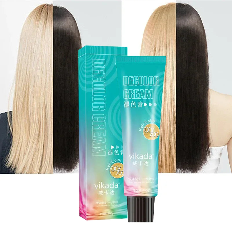 9 Degrees Hair Bleach Color Fading Paste White Gold Tasteless Bleaching Agent for Salon Home Use Professional Styling