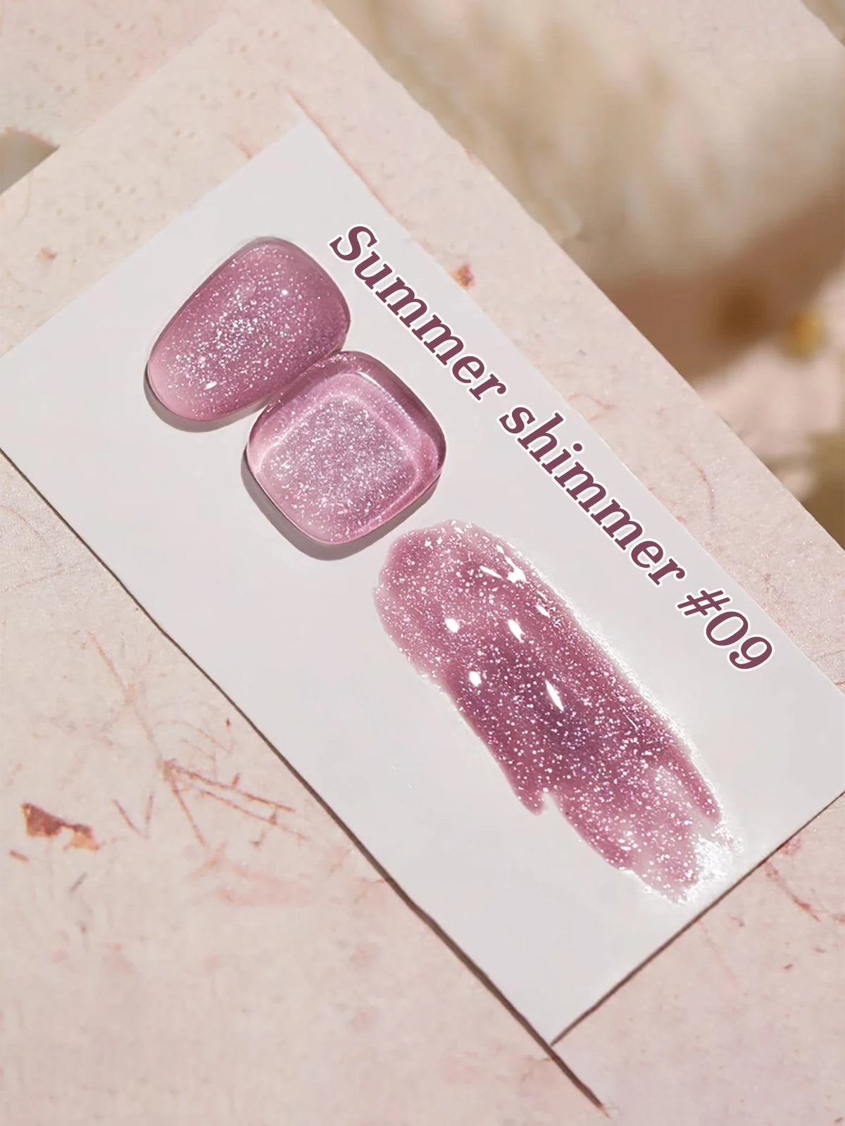 MN 1-9PCS Pink Blue White Green Color Series Gel Nail Polish With Strobe Glitter Brocade Diamond Gel Polish