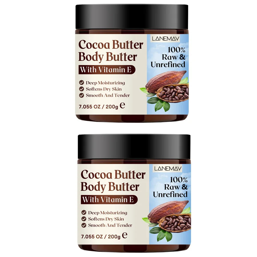 200g/7.05OZCocoa butter 100% RawUltra-Moisturizing Butter to Deeply Hydrate & Condition Skin, Promotes Smooth Skin Tone&Texture