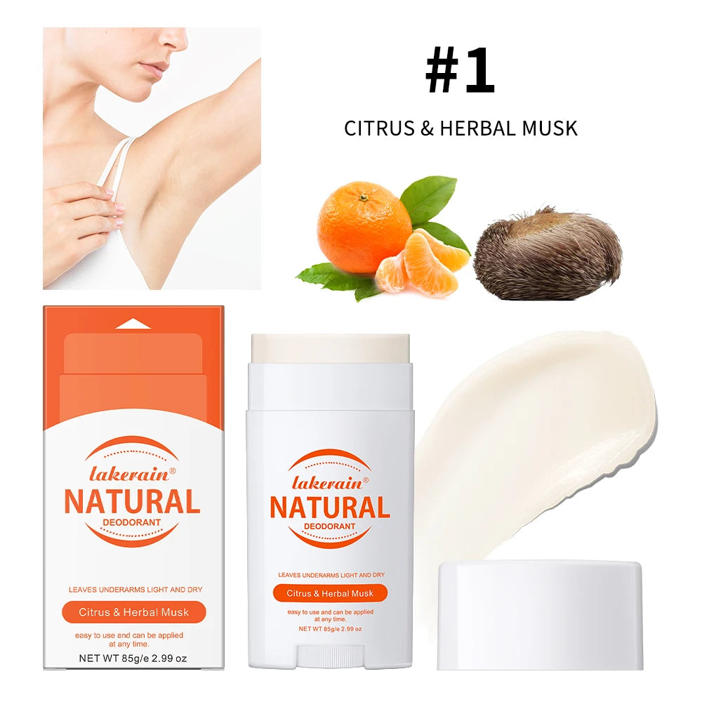 Natural Deodorant Long-lasting Fragrance Eliminate Odors Natural Plant Components Smells Fresh Fragrant Deodorant For Men Women