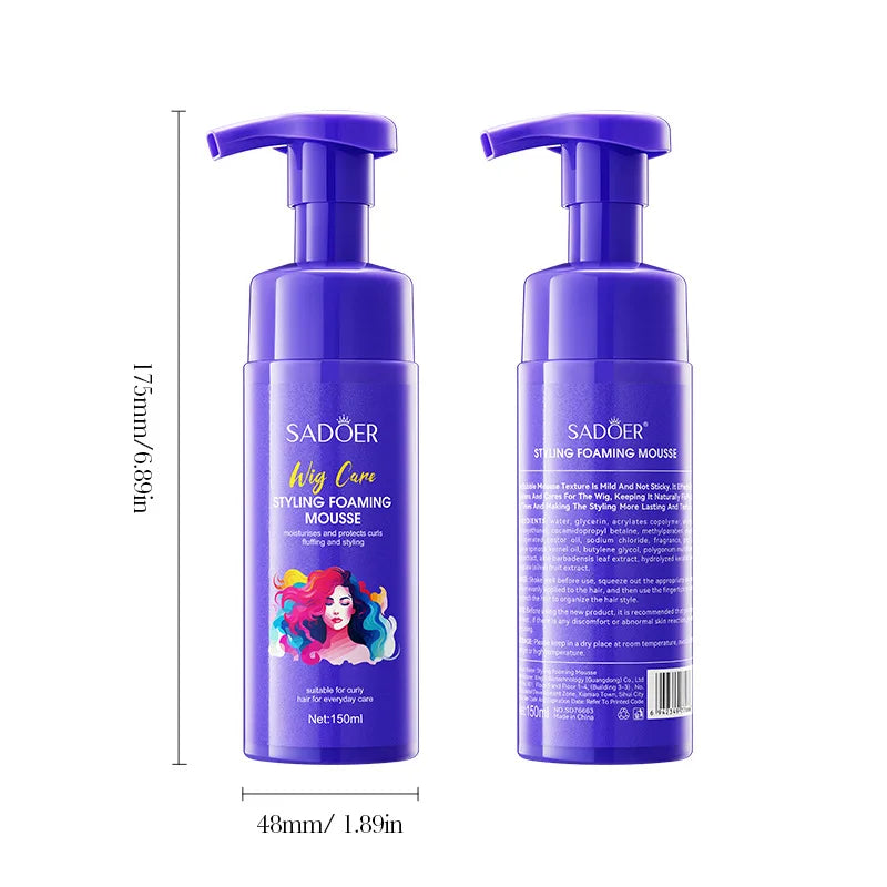 Volumizing Hair Mousse 150ml - Lightweight Styling Foam for Lift & Hold, Refreshing & Long-Lasting Control, Reduces Frizz