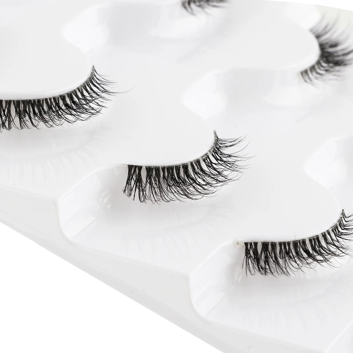 SHIDISHANGPIN 3/6/10 Pairs Half Lashes 3D Mink Lashes Faux Mink Natural Lash Soft Wispy Eyelash Dramatic False Eyelashes Makeup