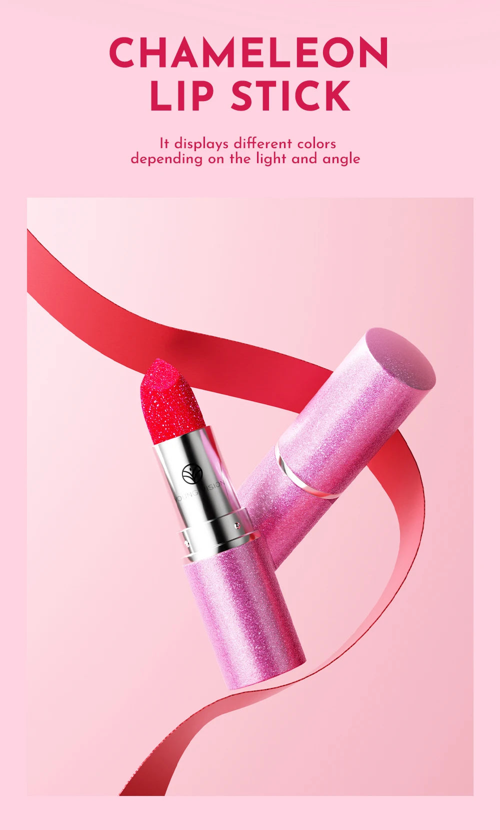 Multi-Color Non-stick Cup Matte Lipstick Flash Lasting Easy Color Diamond Lipstick Dark Halloween Look