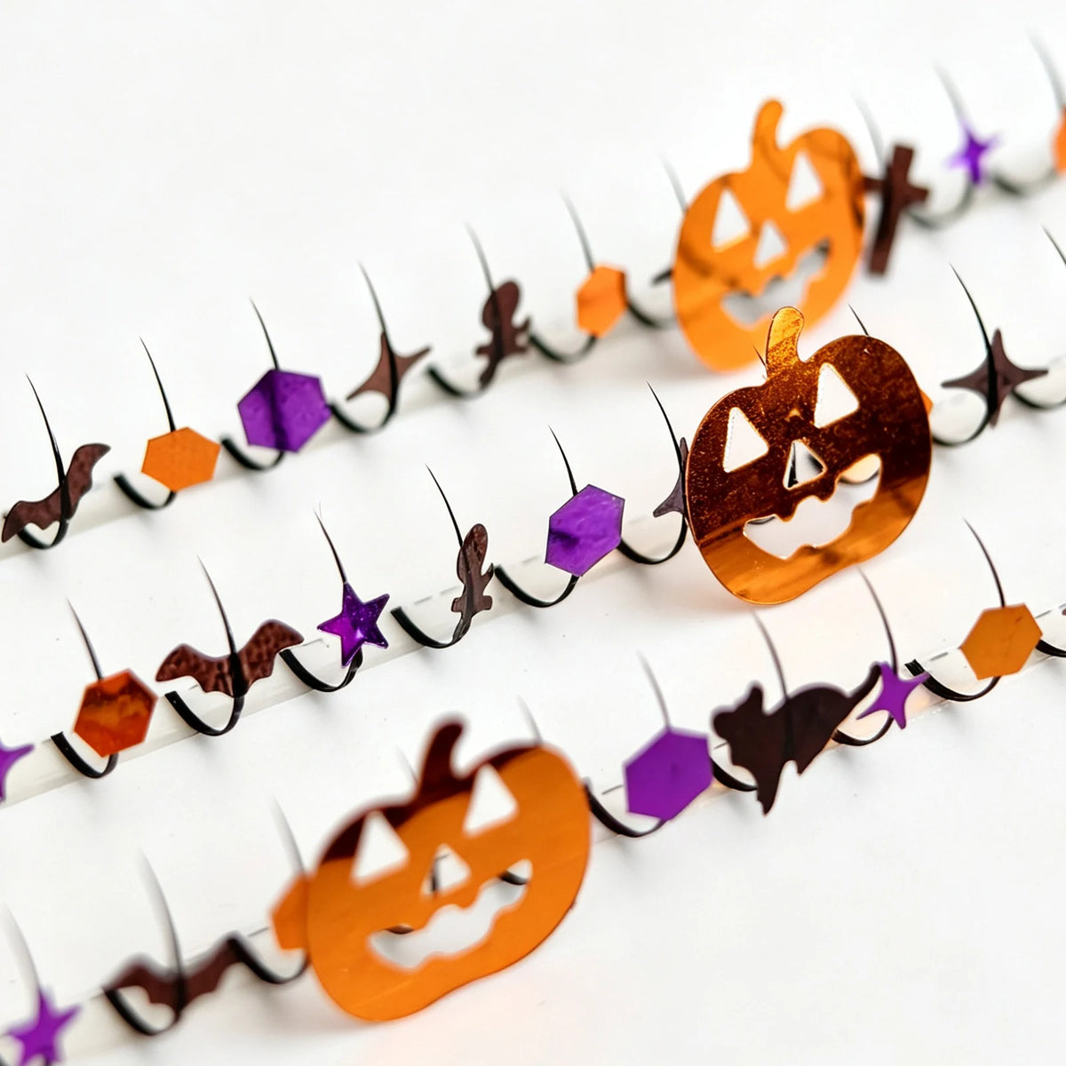 DIY Halloween Eyelash Extensions Glitter A/M Lashes DIY Halloween Christmas False Lashes 10-15mm