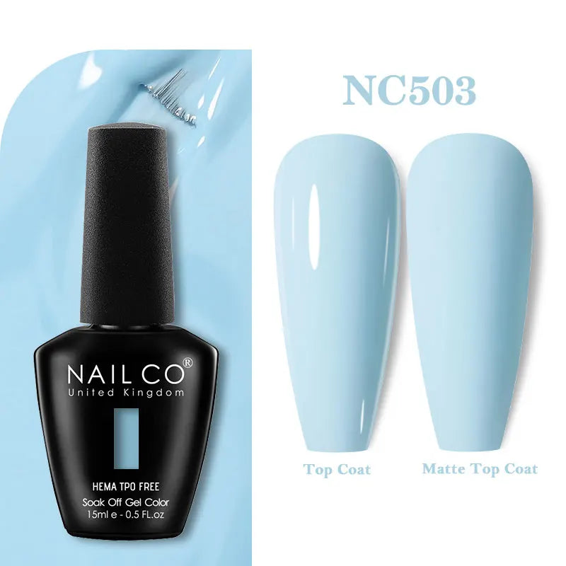 NAILCO 15ml TPO-Free Nail Gel Polish Vernis Semi Permanent Nails Art Manicure Design Hybrid Remover Gel Top Coat Ongle Gel UV