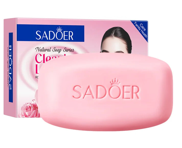 Rose Milk Fragrance Cleansing Soap, Body Cleansing and Skin Toning Handmade Soap, 1 Piece or 3 Pieces