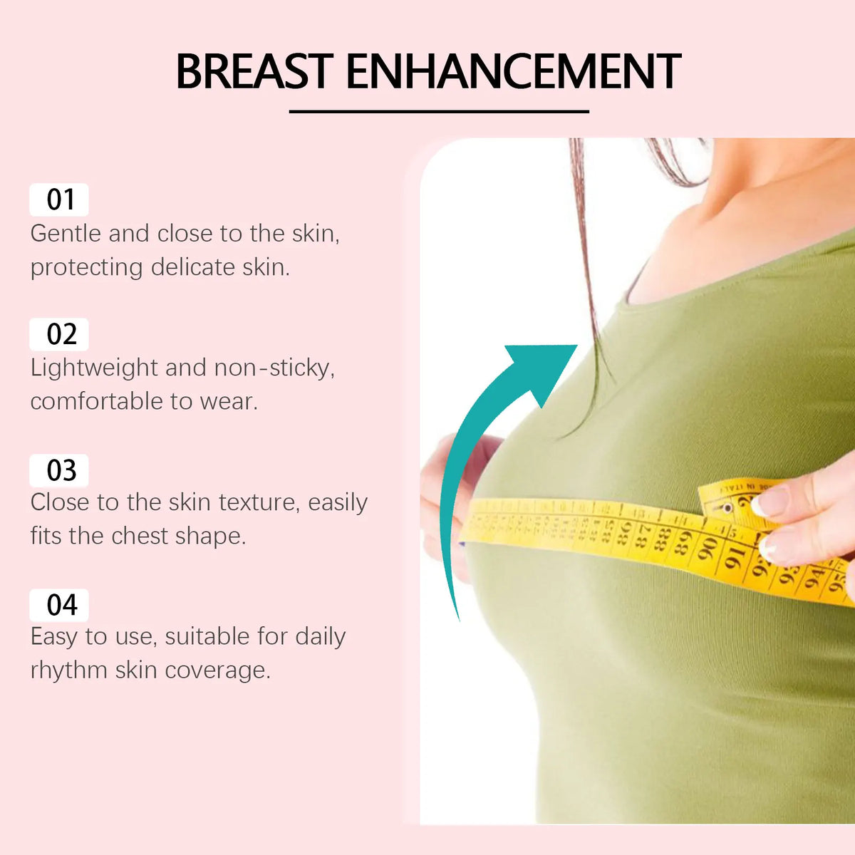 Breast Enlargement Patch Bust Size Up Firming Lifting Boobs Plumping Improve Loose Skin Tightness Women Chest Bigger Growth Care
