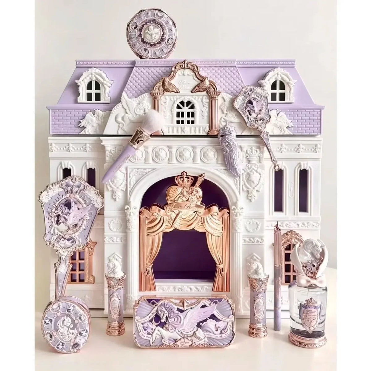 Snowflake Ballet Series Large Box Cosmetic Case Knight Unicorn Series Cosmetics Storage Empty Box Original Box Shipped