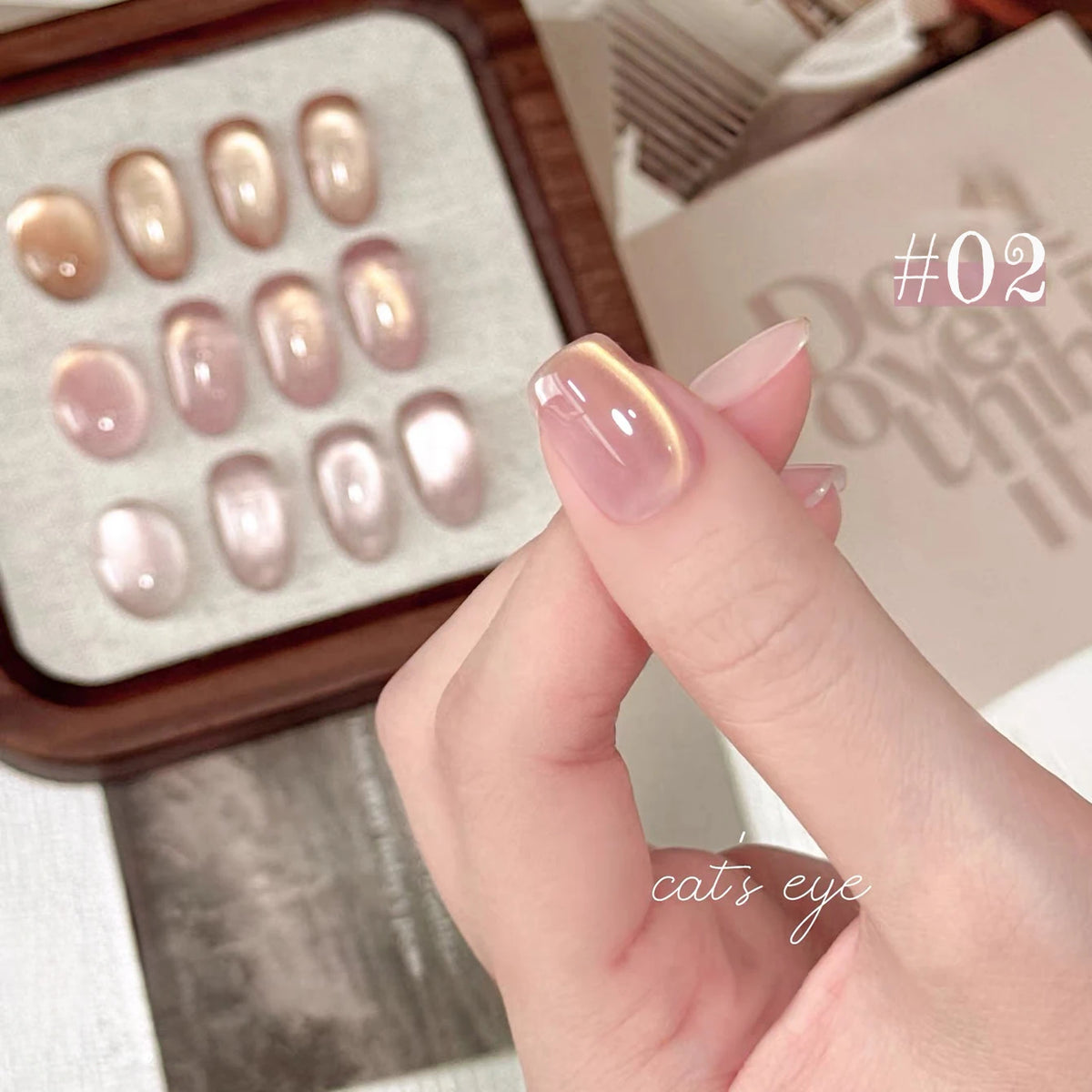 WS 10ml Light Flow Cat Magnetic Gel Nail Polish for Whitening in Autumn And Winter Semi Permanent Gel Manicure DIY Nail Art