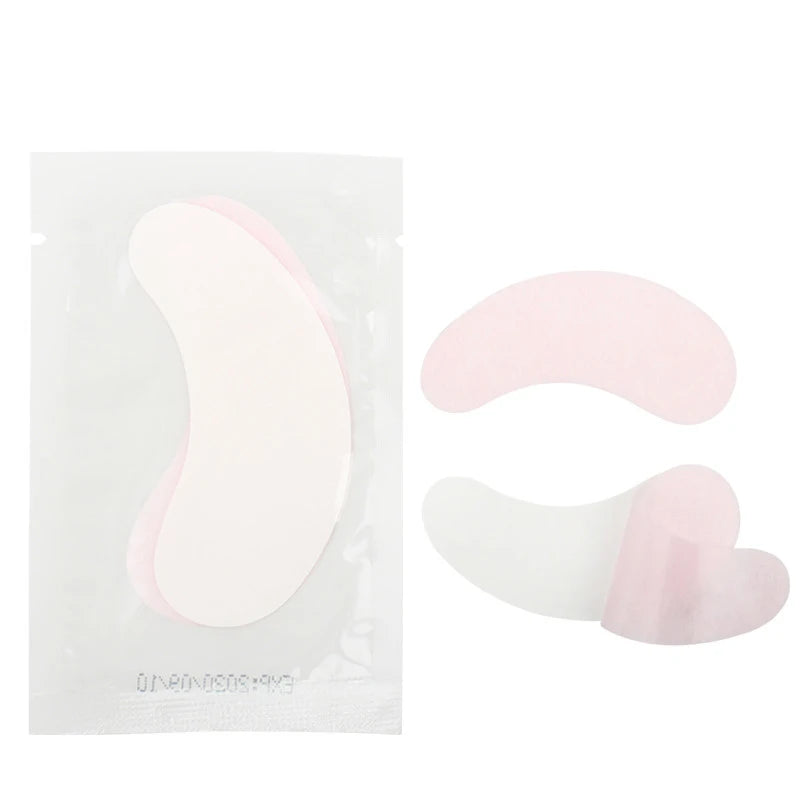 50 Pairs Mix Color Eye Patches Hydrogel Eye Pad Paper Sticker Lash Protector Cushion For Eyelash Extension Supplies Makeup Tool