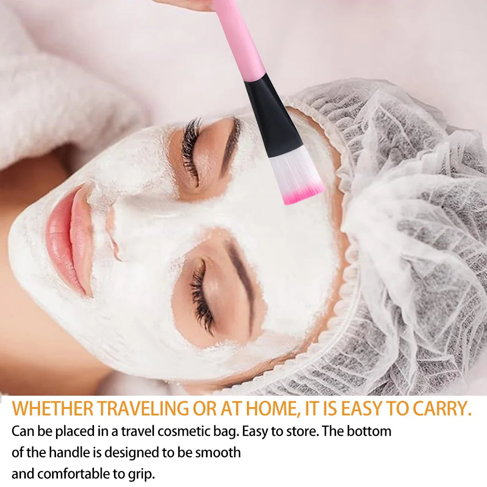 10PCS Facial Fan Mask Brushes Face Mask Applicator Tool Makeup Brushes For Esthetician Women DIY Facial Mask Cosmetic Tools
