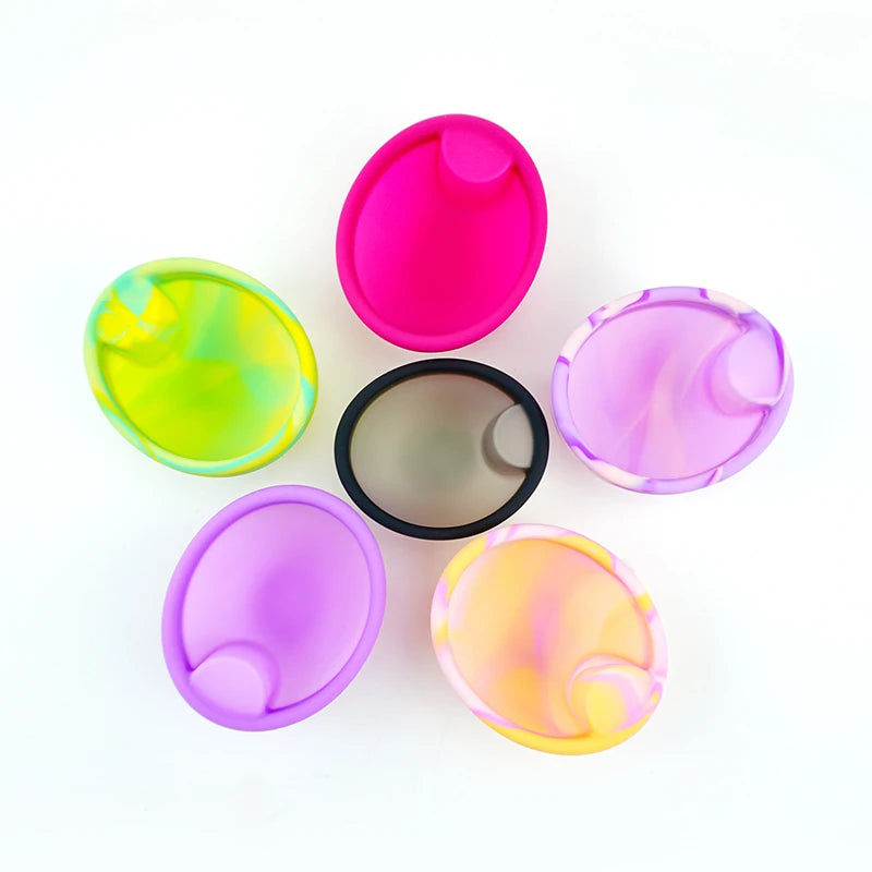 10pcs Flat Menstrual Cups Medical Silicone Period Disk Menstruation Collector Menstrual Disc Reusable Disco Femenino