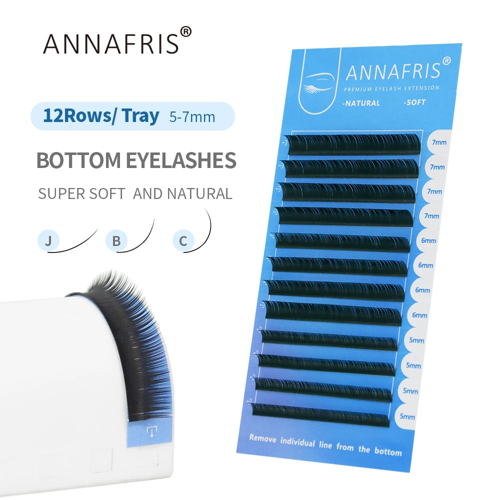 GLAMLASH Color Lash Purple Blue Brown Green Red White Pink Yellow Eyelash Extensions Individual False Colored Mink Lashes Makeup