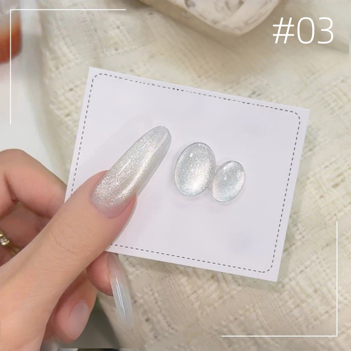 MN 12ML Autumn And Winter Ice Transparent Jelly Boiled Water Cat Eye Gel Nail Polish Perfect For Christmas Halloween White Nail