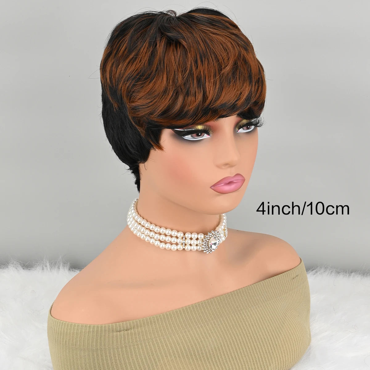 Curly Wigs Pixie Short Wigs for Black Women Short Natural Curly Wigs for Black Women Short Synthetic Layered Synthetic Wigs