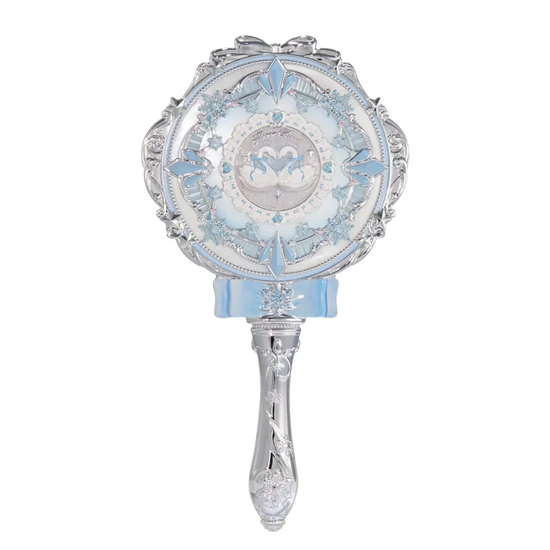 Flower Knows Snow Ballet Hand Mirror Fairytale Portable Makeup Mirror,Cute Collectible Cosmetic Mirror for Purse & Travel