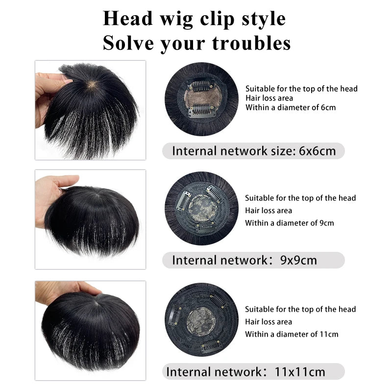 Mens Wig Human Hair Toupee Swiss Lace Pieces Wigs Natural Breathable Thinning Hair Cover-Up Forehead Balding Concealment