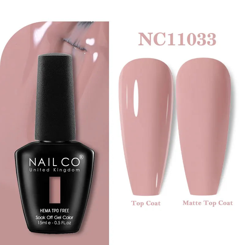 NAILCO 15ml TPO-Free Nail Gel Polish Vernis Semi Permanent Nails Art Manicure Design Hybrid Remover Gel Top Coat Ongle Gel UV
