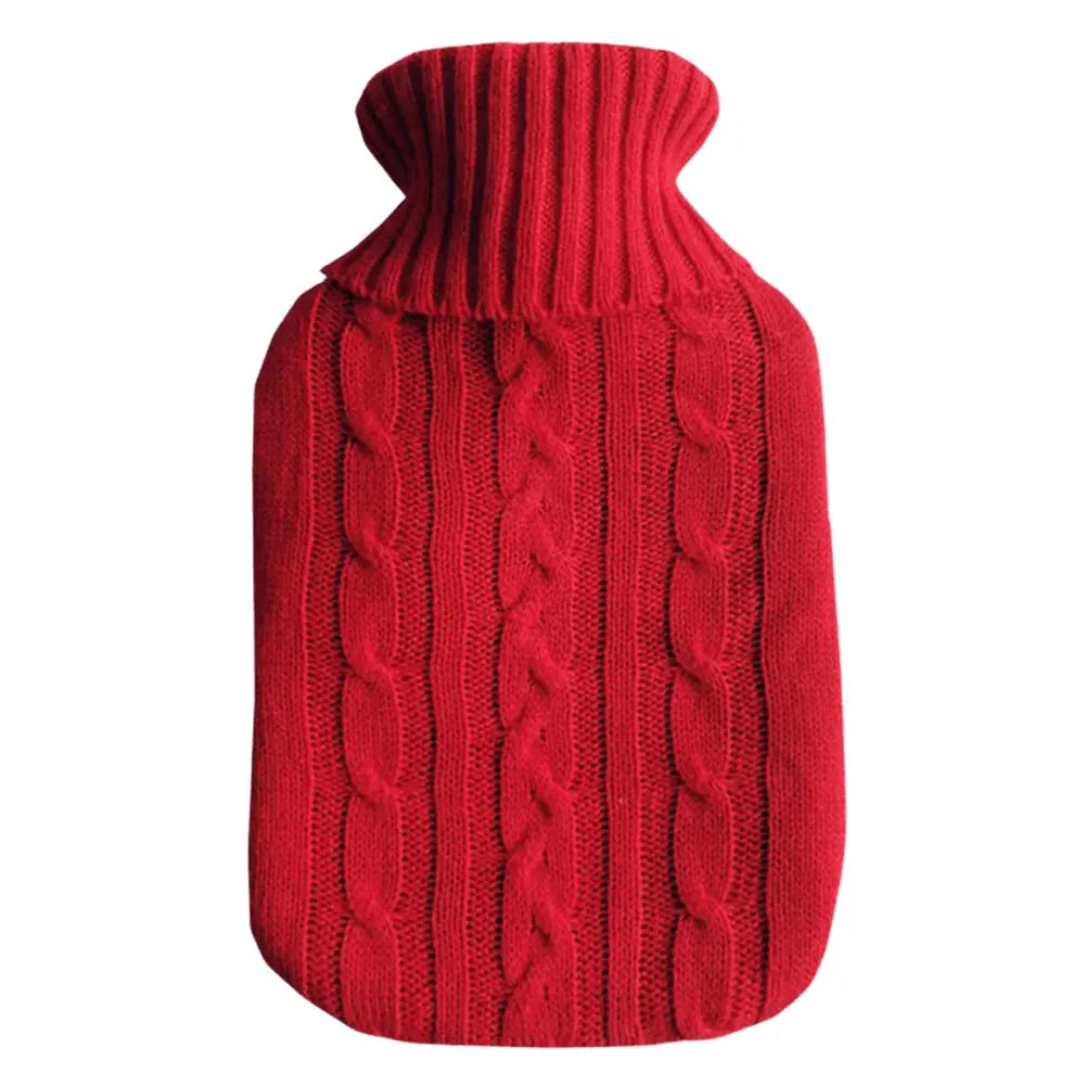 Hot Water Bottle Cover Warm Water Bottle Cover Thickened Hand & Feet Warmer Bag Cover Long Lasting Plush for Hot & Cold Compress