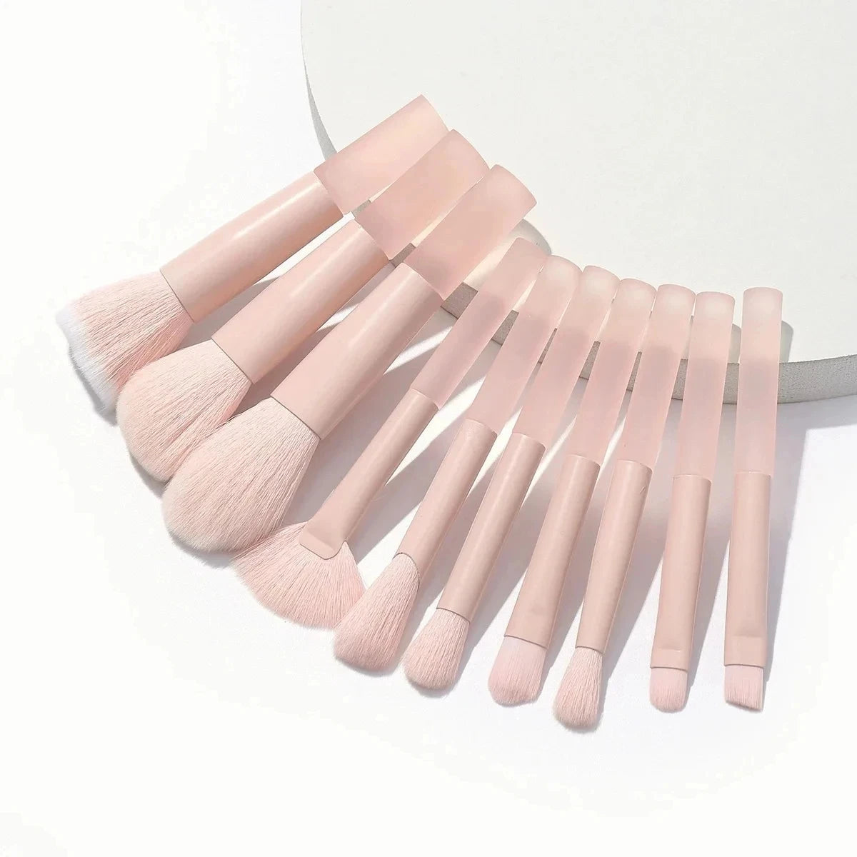 10pcs Mini Makeup Brush Set Powder Eyeshadow Foundation Blush Blender Concealer Beauty Makeup Tools Brush Professional Supplies