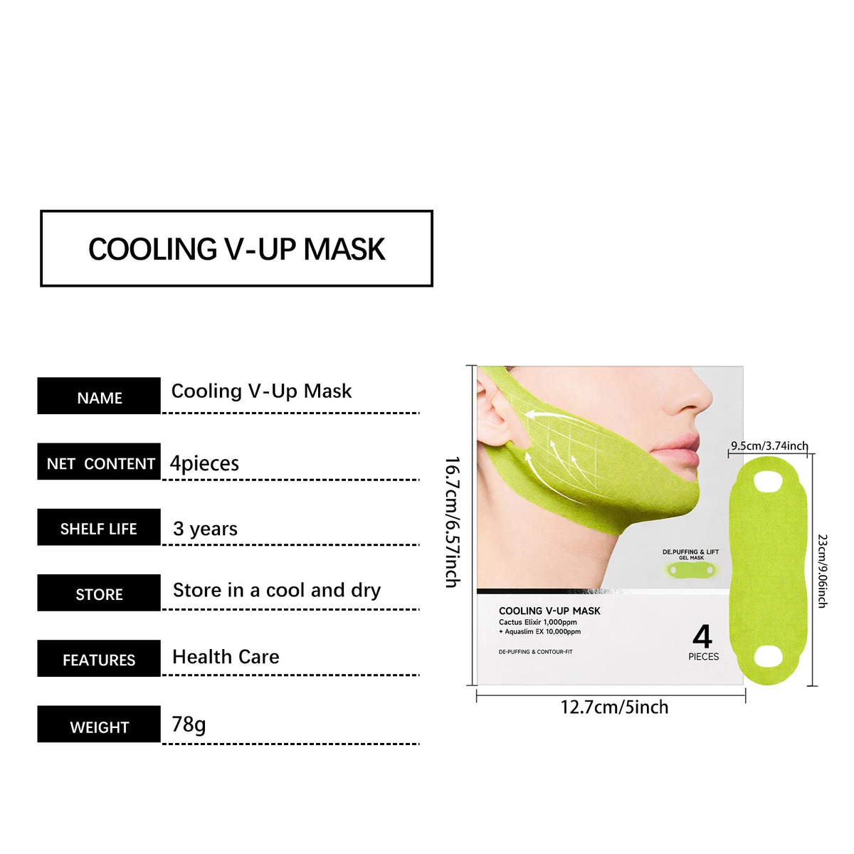 Retinol Firming Booster Cream with V Line Face Lifting Mask Set Full Face Anti-Aging&Jawline Tightening,Collagen Anti Wrinkle Moisturizer,Powerful Anti Swelling&Lifting Effect,Double Chin Reducer Facial Contour Lifting Skin C