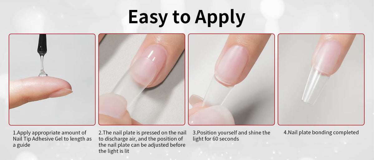 RS NAIL 12g Strong Soft Nail Tips Adhesive Gel Press On False Nails Solid Sticker Adhesive For Nail Art Soak Off UV Tips Glue