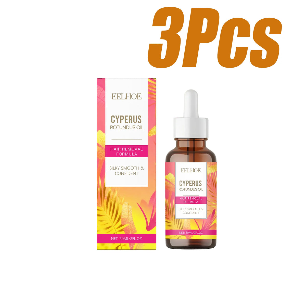 Cyperus Rotundus Oil for Hair Removal Painless Soothing & Nourishing Depilatory Cream for Legs Arms Underarms Smooth Skin Care