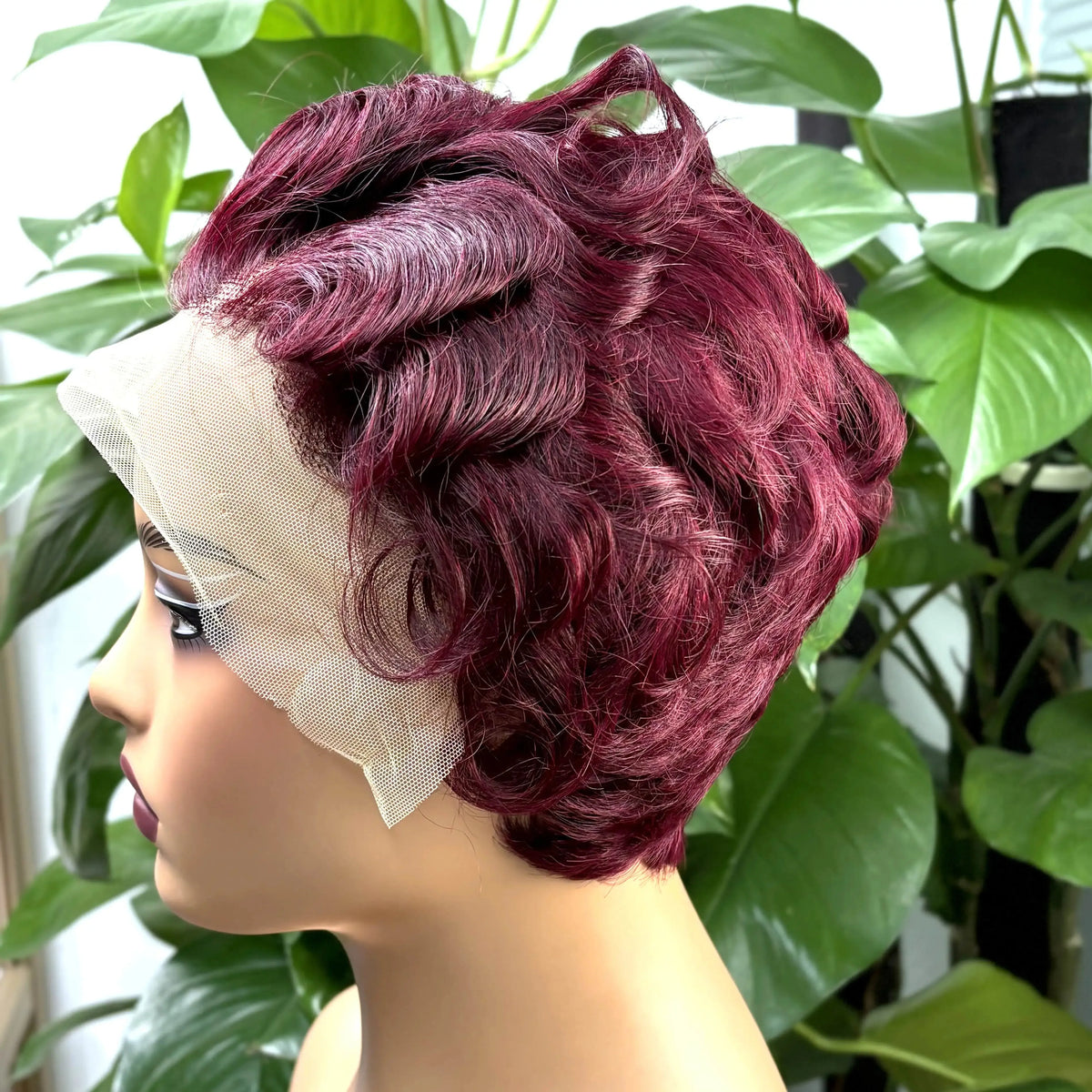 Brazilian Remy Deep Wave Pixie Cut Wig 13x4 Lace Front Pre Plucked Hairline Wavy Style 100 Human Hair For Black Women Daily Wear