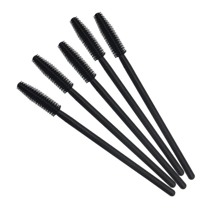 25/50pcs Eyelash Brush Silicone Gel Mascara Wands Applicator Eyelashes Spoolies Brushes For Lash Extension Eyebrows Accessories