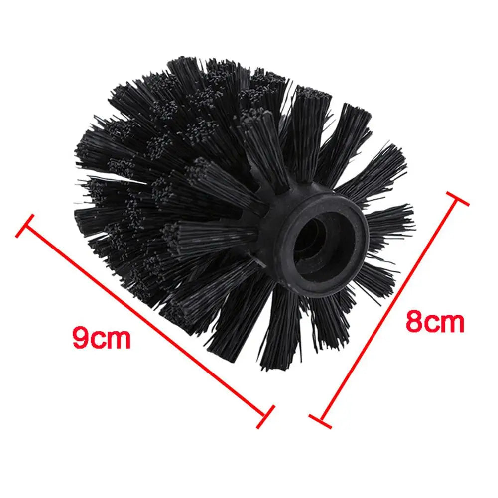 Universal Replacement Toilet Brush Head Holder White Black Clean Spare Tools Toilet Bowl Brush Home Bathroom Supplies