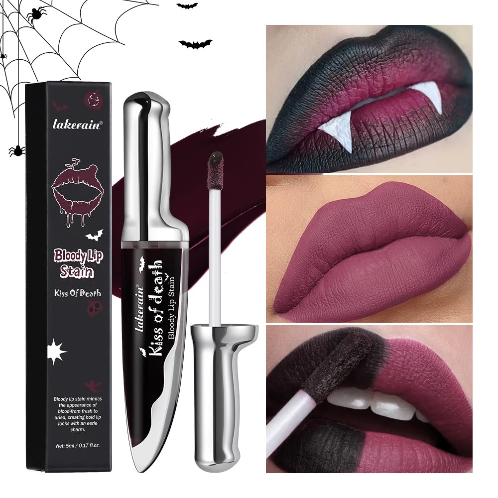 Halloween Gothic Makeup Set Waterproof Eyeliner Pencil Mascara Lip Gloss Cream Blush Kit Long Lasting Creative Makeup Cosmetic