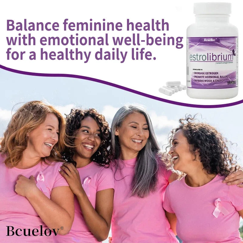 Mood Balance Supplement for Women's Health- Supports Relaxation, Relieves Menopausal and Menstrual Discomfort Capsules, Non-GMO