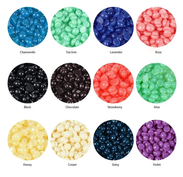 2026 1000g/500g/50g Wax Beans for Hair Removal Fast Painless Body Bikini Wax for Heater Machine Use in Beauty Salons And Home