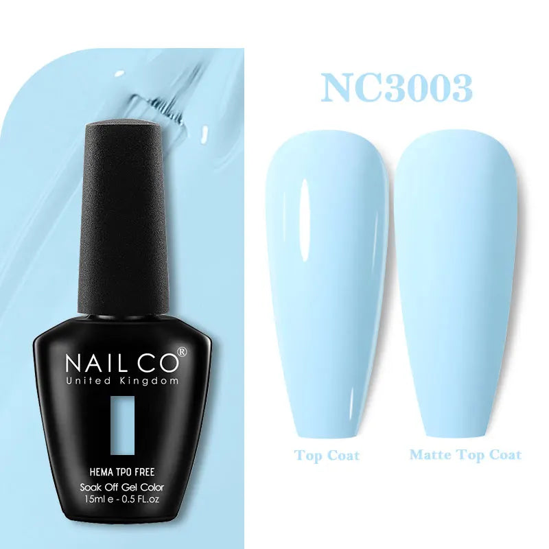 NAILCO 15ml TPO-Free Nail Gel Polish Vernis Semi Permanent Nails Art Manicure Design Hybrid Remover Gel Top Coat Ongle Gel UV