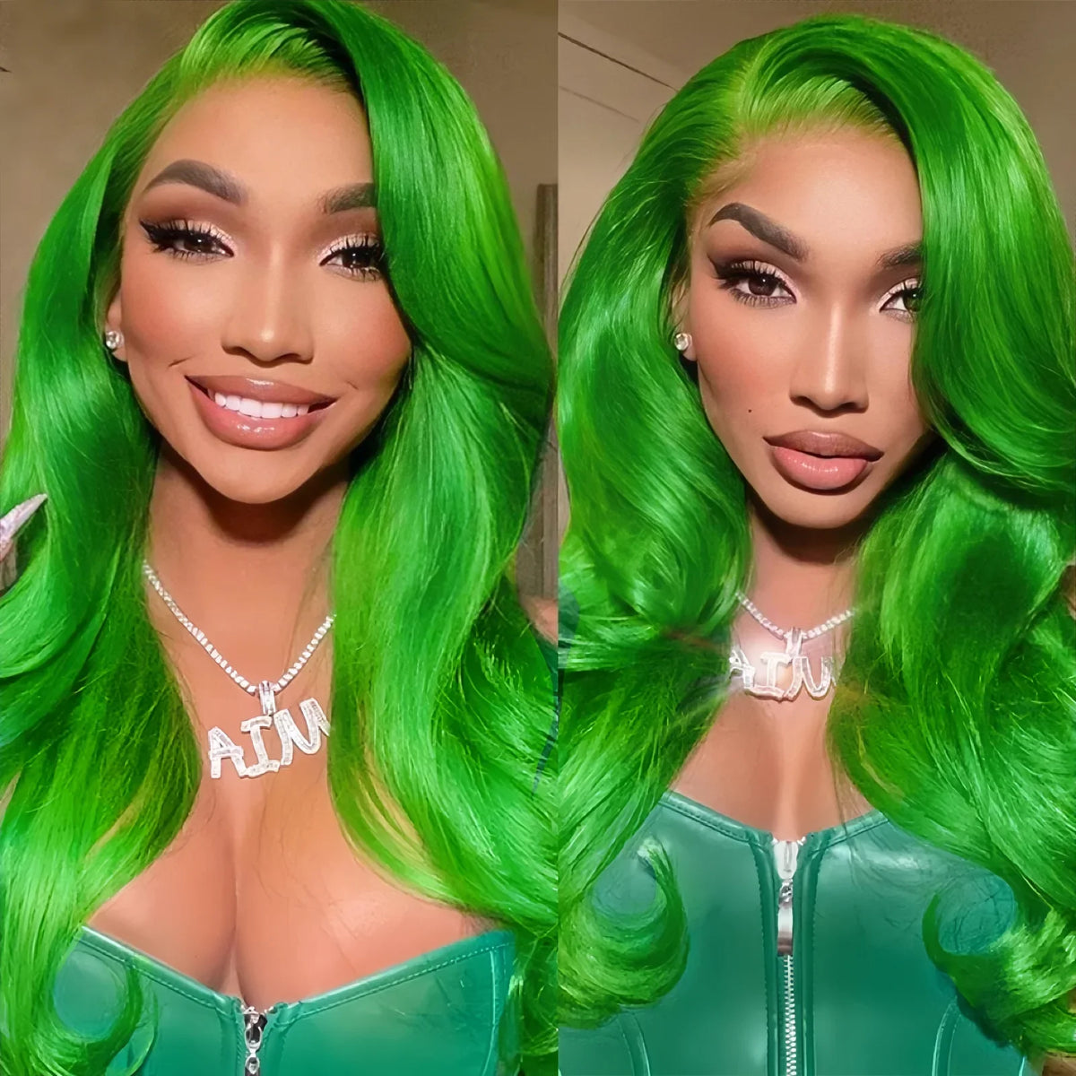 Navy Blue Light Pink Deep Wave Lace Front Wigs Free Part Long Curl Wavy Heat Fiber Synthetic Wig Makeup Cosplay Black Women Use